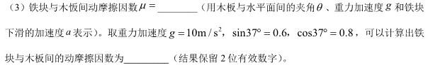 2024年广东省中考模拟卷(四)(物理)试卷答案