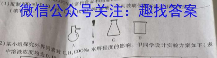 3衡水金卷·2024届高三年级1月份大联考化学试题