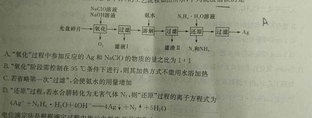 【热荐】安徽省2023-2024八年级教学质量监测（4月）化学