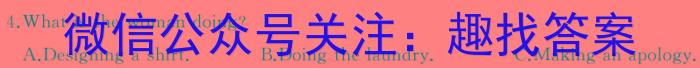 安徽省2024年的九年级下学期期中考试英语