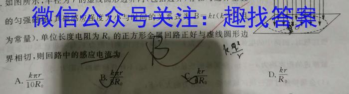 湖北省"腾·云"联盟2023-2024学年高二年级下学期5月联考物理`