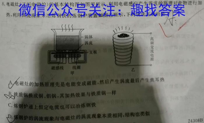 【菏泽一模】2024年高三一模考试f物理