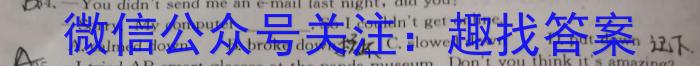 河北省2023-2024学年七年级第一学期第三次学情评估(※)英语试卷答案