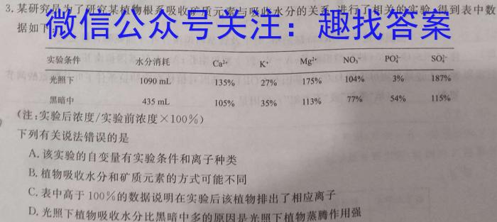 萝北高中2025届高三8月模拟数学