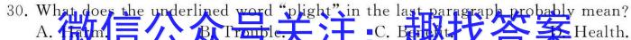 陕西省咸阳市某校2024-2025学年度第一学期九年级第一次学科素养测试英语