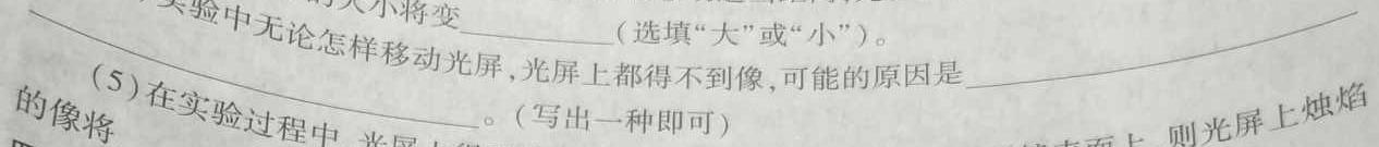 [今日更新]2024年河北省初中毕业生升学文化课模拟测评（六）.物理试卷答案