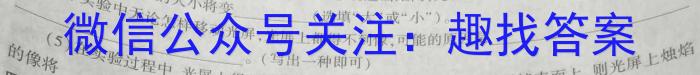 安徽省怀宁县2023-2024学年度第二学期八年级期末教学质量检测物理试题答案