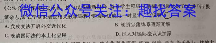 炎德英才大联考2024年高考考前仿真联考二历史试卷