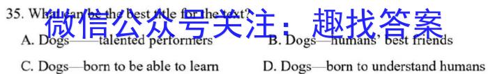 江西省“三新”协同教研共同体高二年级（下）5月联考英语