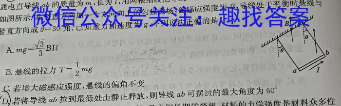 湘西自治州2023年下学期高一年级期末质量检测物理试卷答案