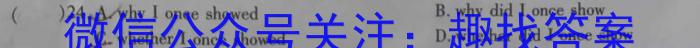 安徽省合肥市肥东县2024届九年级期末试卷英语
