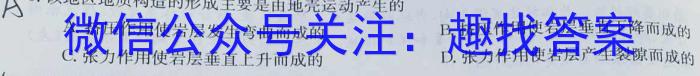 浙江强基联盟2024年8月高三联考(25-06C)地理试卷答案