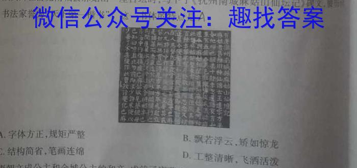 山西省2023-2024学年度上学期期末七年级学情调研测试题历史试卷答案