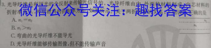 衡水金卷2024版先享卷答案调研卷 新教材卷四物理`