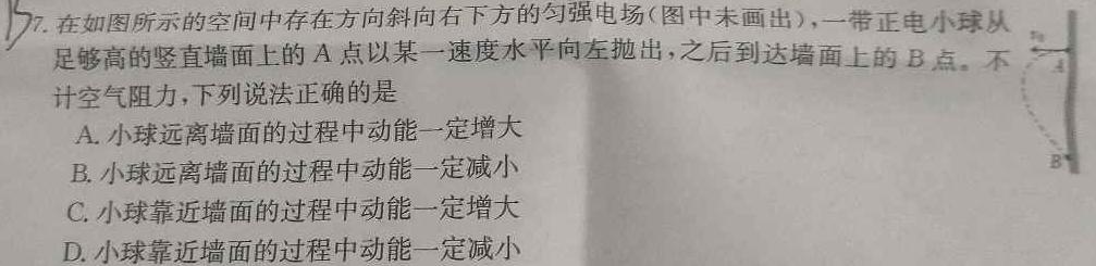 [今日更新]2024年安徽省第一次联考（九年级）.物理试卷答案