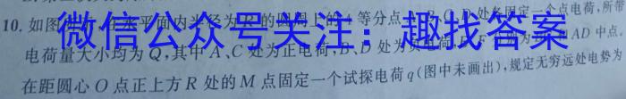 天一大联考 2023-2024学年度高三年级第一次模拟考试(3月)h物理