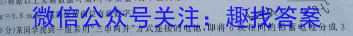 2024年河南省中招重点初中模拟联考(三)3物理试卷答案