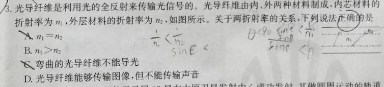 广东省云浮市2023-2024学年高二第一学期高中教学质量检测(24-208B)-物理