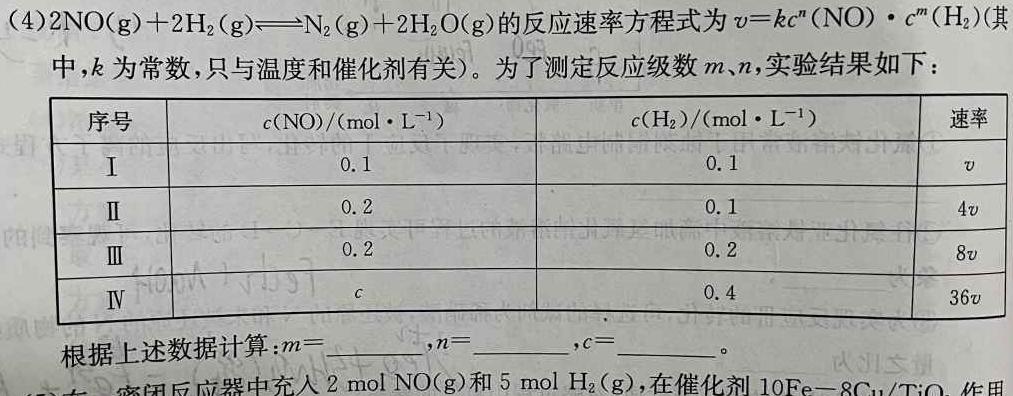 【热荐】山东省2024年普通高等学校招生全国统一考试测评试题(一)1化学