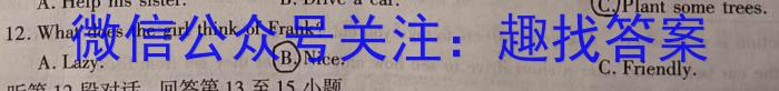 安徽省2023-2024学年第二学期八年级期末初中综合素质测评英语试卷答案