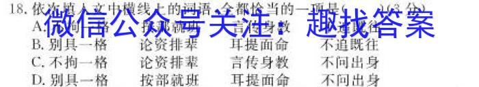 河南省郑州高新技术产业开发区2023-2024学年七年级下期期末调研语文