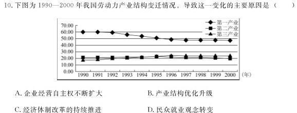 四川省南充市2023-2024学年度上期普通高中学业质量监测思想政治部分