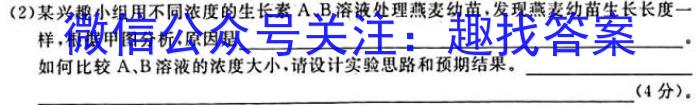 四川省2023~2024学年度上期期末高二年级调研考试(1月)数学