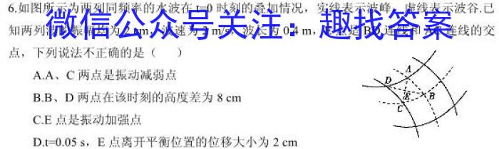 2023年秋季学期百色市普通高中期末教学质量调研测试（高二）物理`