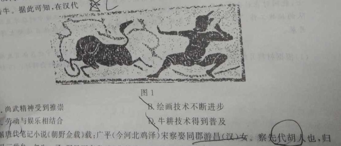 [今日更新]2024年邵阳市高一联考试题卷历史试卷答案