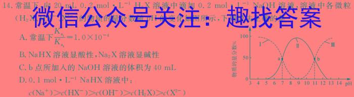 2024年河北省初中毕业生升学文化课考试(1)化学