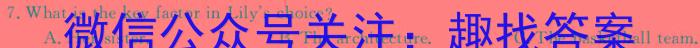 安徽省2023-2024学年度九年级阶段诊断(PGZX F-AH)(四)英语