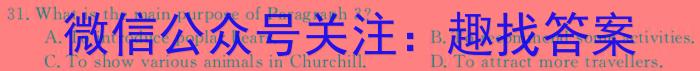 宿州市、市示范高中2023-2024学年度第二学期期中教学质量检测（高二）英语