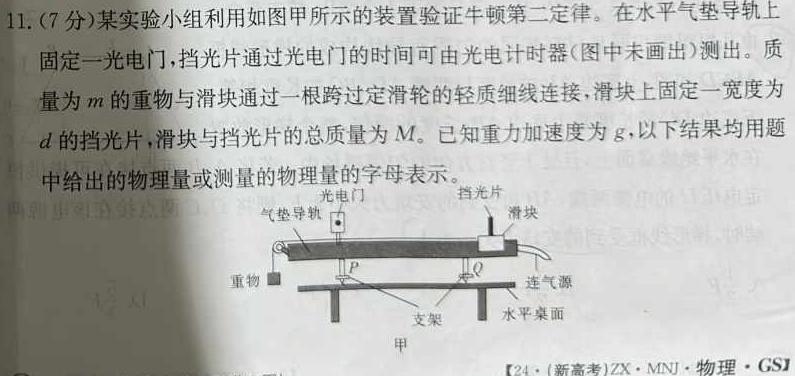 [今日更新]2023-2024衡水金卷先享题月考卷上学期高二五调考试.物理试卷答案