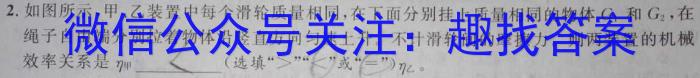 2024三湘大联考初中学业水平考试模拟试卷(六)物理`