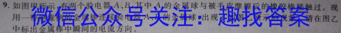 ［重庆三诊］2024年普通高等学校招生全国统一考试高三第三次联合诊断检测物理试卷答案