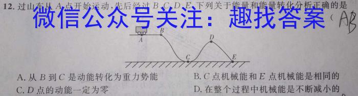 2024年河北省初中毕业生升学文化课考试(3)f物理