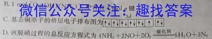 q陕西省2023-2024学年九年级阶段诊断(✿)化学