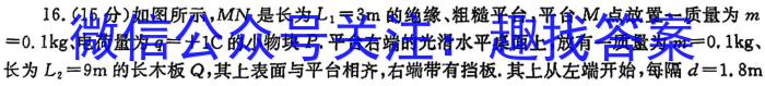 衡水金卷先享题广东省2024届高三2月份大联考物理`