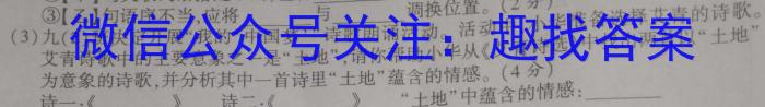 [石家庄三模]石家庄市2024年普通高中学校毕业年级教学质量检测(三)语文