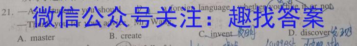 安徽省2023-2024学年度第二学期九年级阶段模考英语