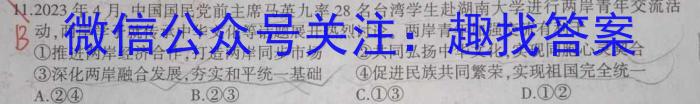广东省深圳市2024-2025高一上学期期中考试(25017A)政治试卷d答案