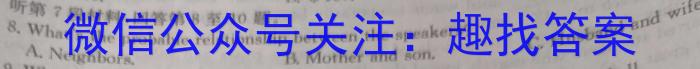 2024年普通高等学校招生全国统一考试 名校联盟·模拟信息卷(T8联盟)(四)4英语