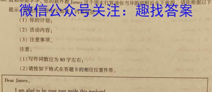 [阳光启学]2024届全国统一考试标准模拟信息卷(十二)12英语试卷答案