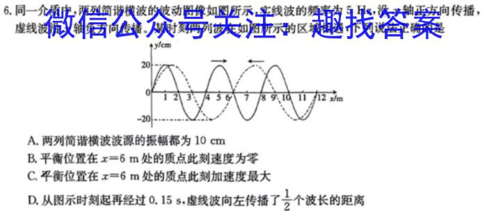 2024届陕西省九年级教学质量检测(24-CZ180c)物理`