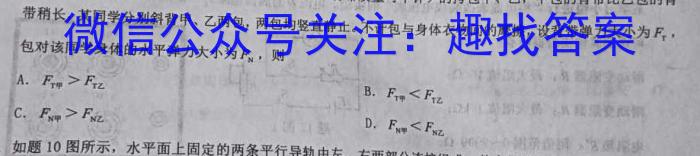 湖南省2023-2024学年度第二学期高一年级4月联考物理