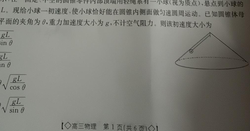 [今日更新]CZ皖智教育2023-2024学年第二学期九年级开学考试.物理试卷答案