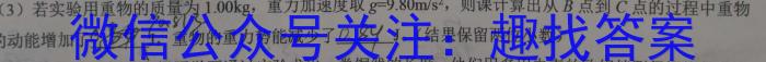 山西省2024年模拟中考试题演练卷(三)物理试卷答案