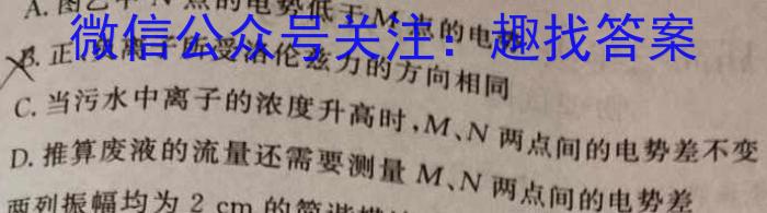 江西省2024年九年级中考总复习模拟卷（三）物理试卷答案