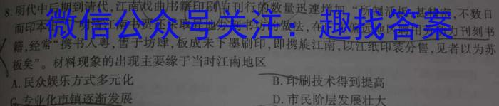 河南省鹤壁市2023-2024学年八年级下期期末教学质量调研测试&政治