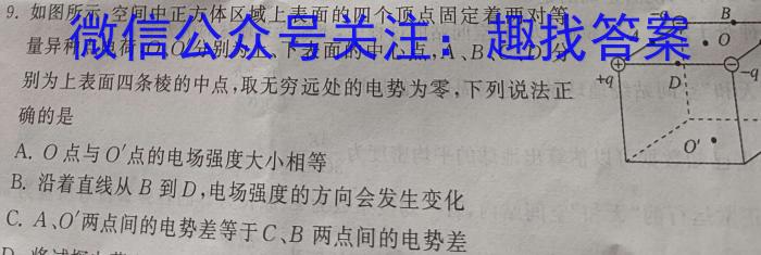 武汉市常青联合体2023-2024学年度第二学期高一期中考试物理试卷答案